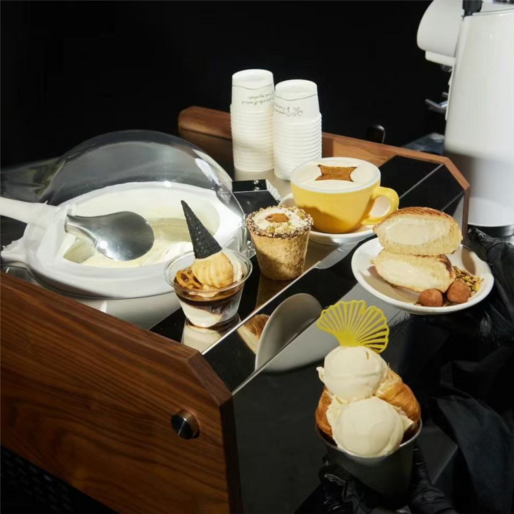 Commercial Gelato Ice Cream Maker, Top Churn V1 Milano