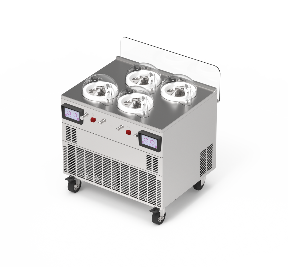 Commercial Gelato Ice Cream Maker, V4, Four Pots – Top Churn